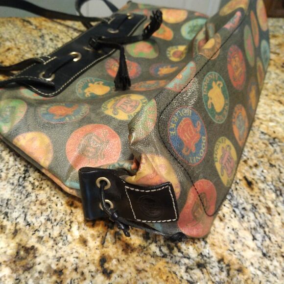 Dooney and Bourke Womens Monogram Hand Bag Multicolor - Picture 11 of 11